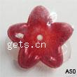 ABS Plastic Bead Cap, Flower, imitation pearl 