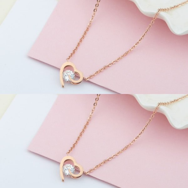 1:rose gold color plated