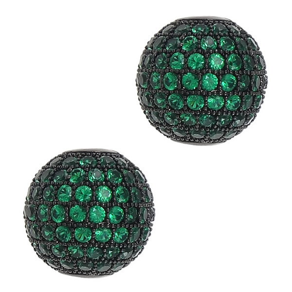 8:plumbum black with green CZ