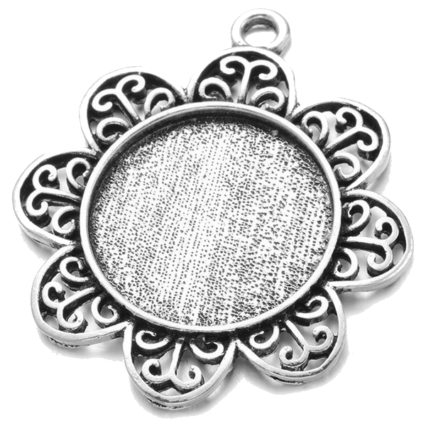 2:antique silver color plated