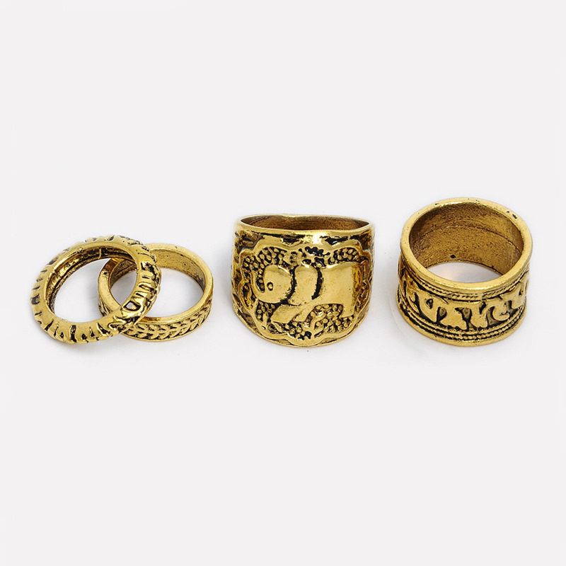 3:antique gold color plated