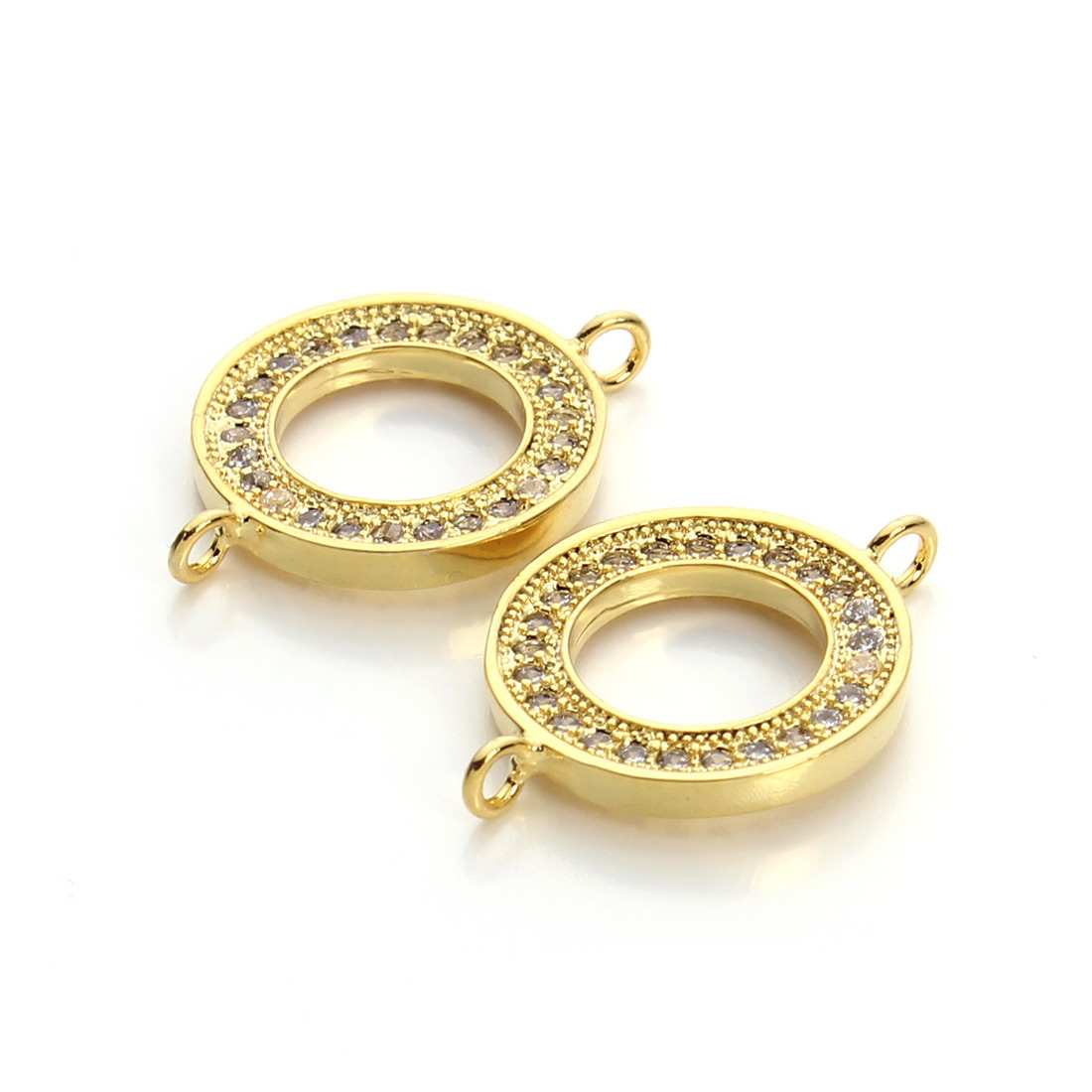 2 gold color plated