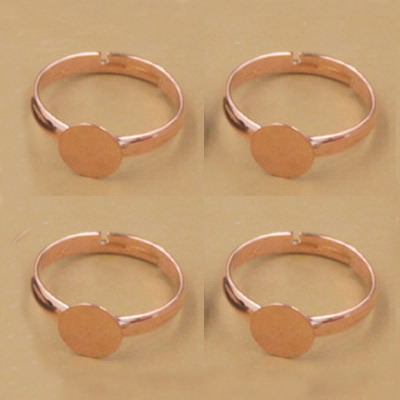 4:rose gold color plated