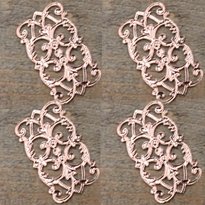 1:rose gold color plated