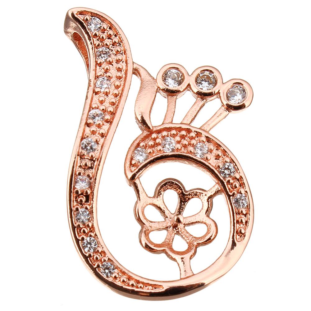 3:real rose gold plated