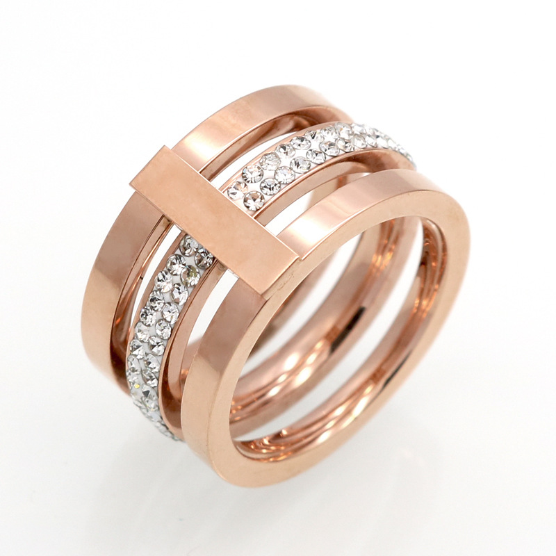 2:rose gold color plated