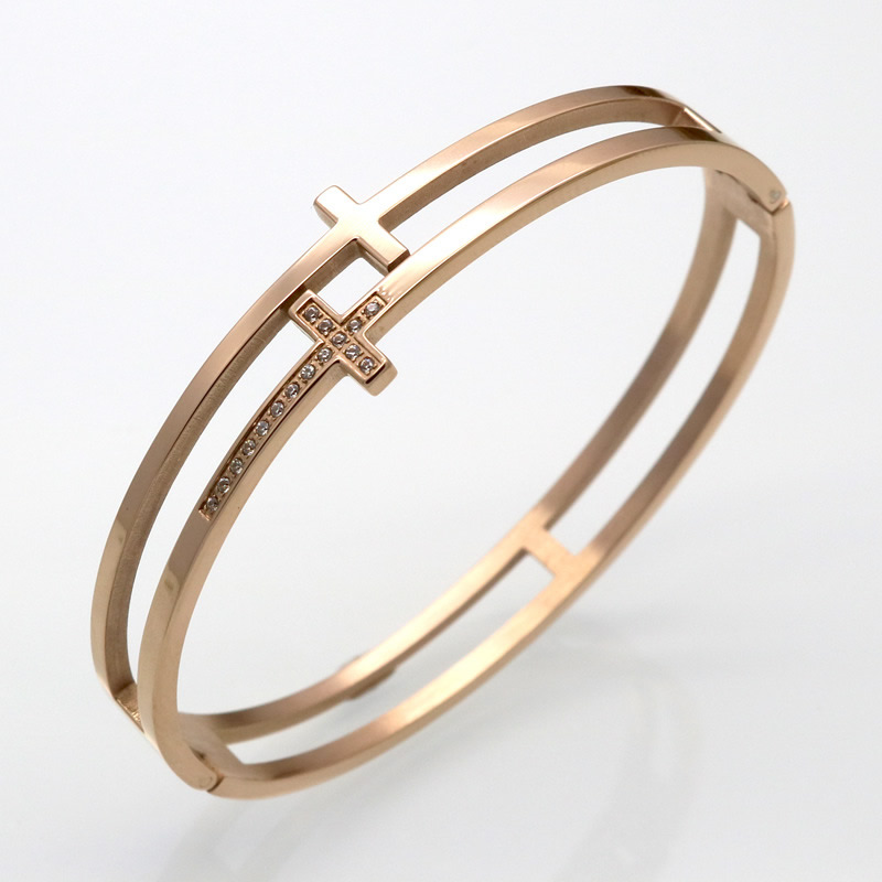 3:rose gold color plated