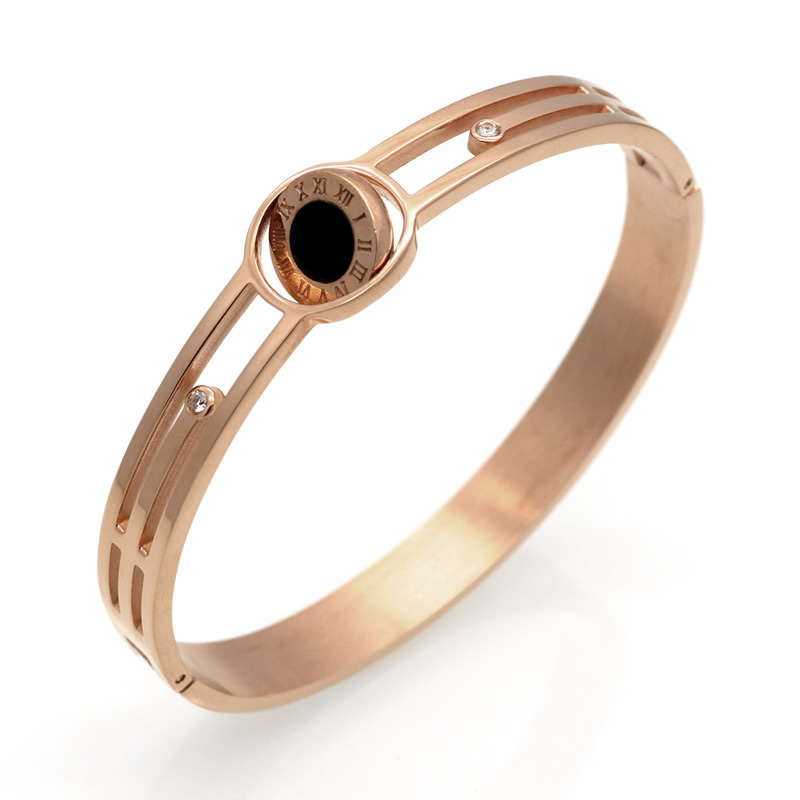 1:rose gold color plated