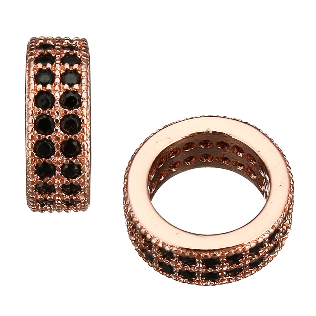 1:rose gold color plated