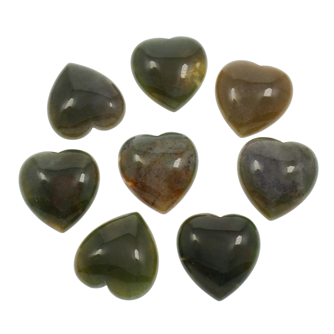 12 moss agate