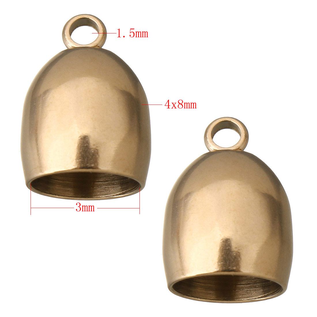 1:4x8x4mm, hole:1.5mm, 3mm