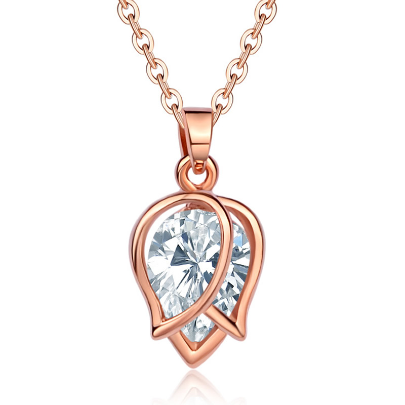 1:rose gold color plated