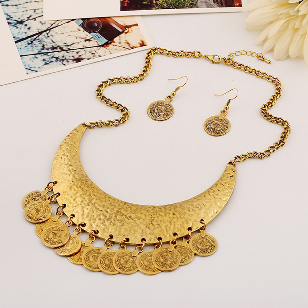 1 antique gold color plated