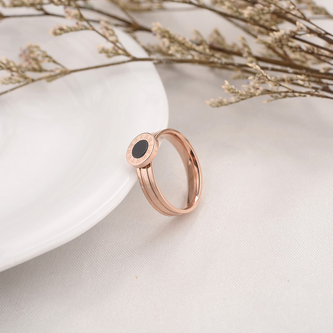  rose gold color plated