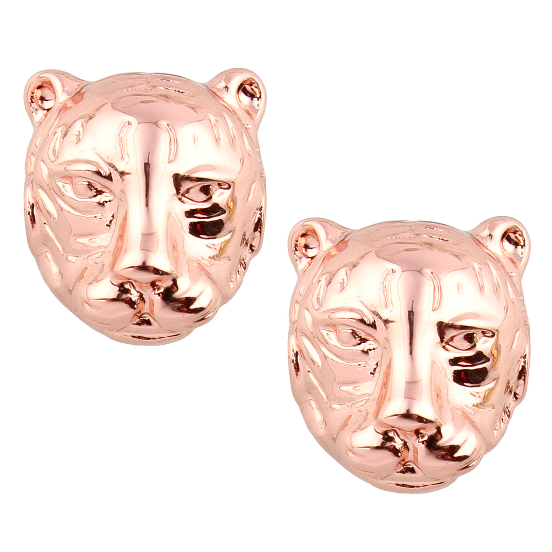 3 real rose gold plated