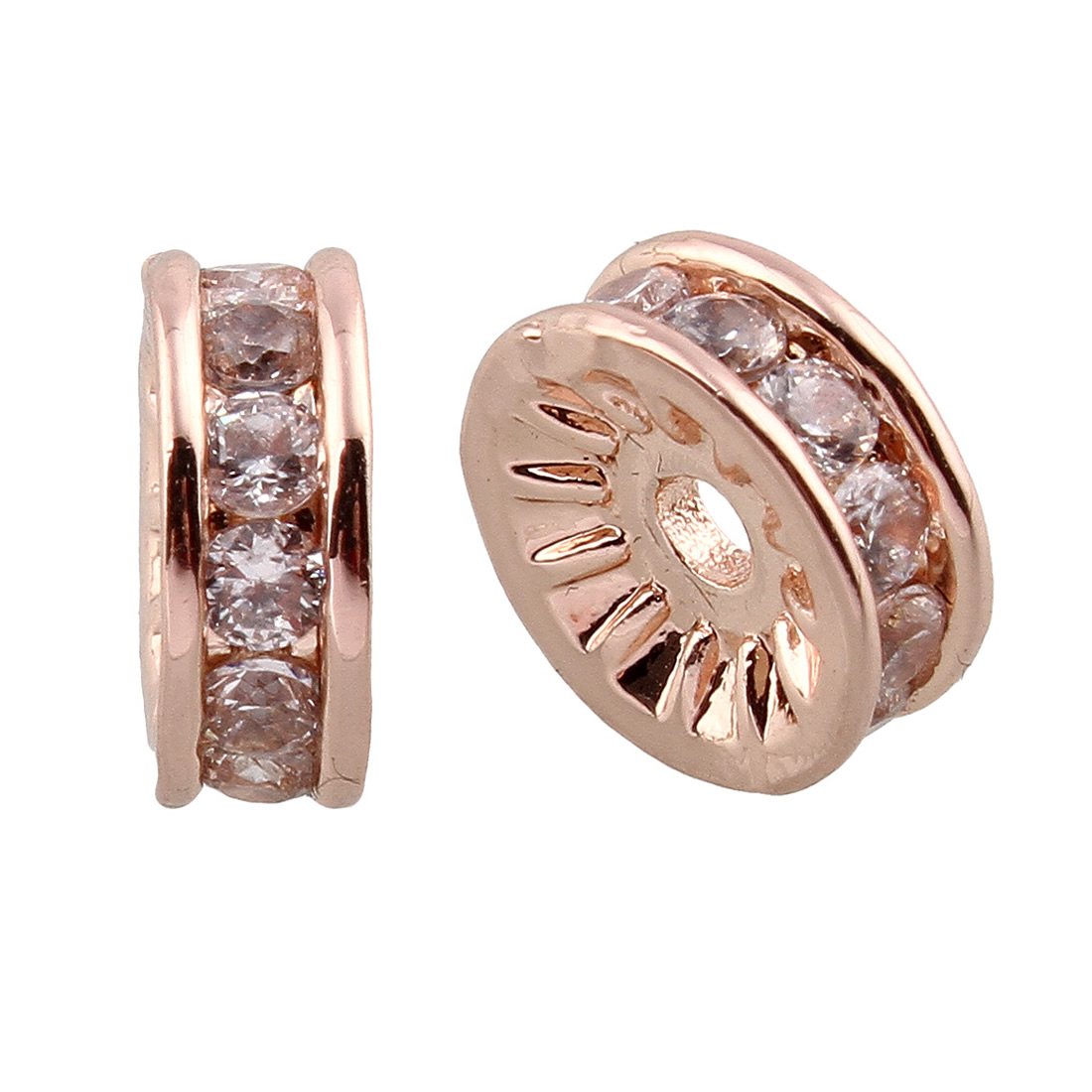 3 Echte Rose Gold plattiert