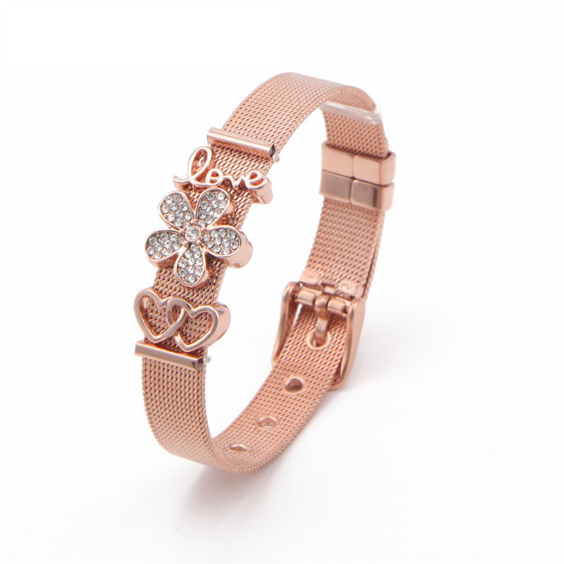 1:rose gold color plated