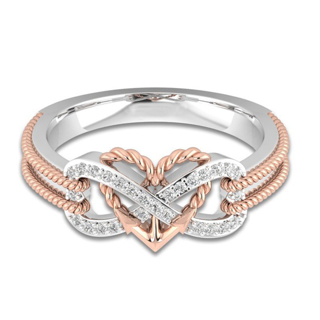 rose gold color plated