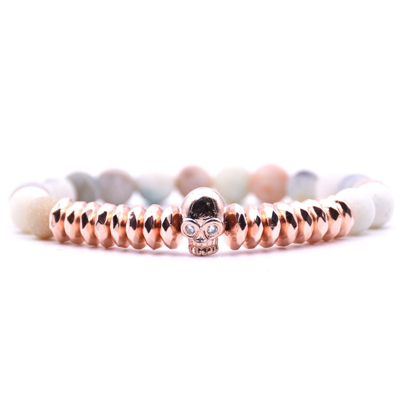 3 rose gold color plated