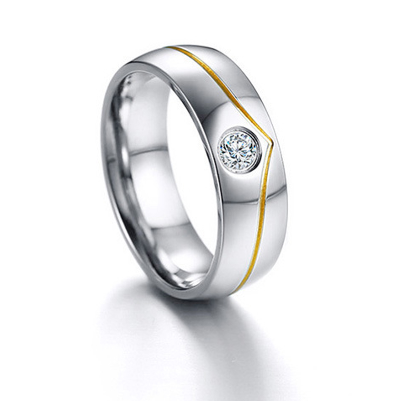 women, 5mm, Ring Size:8