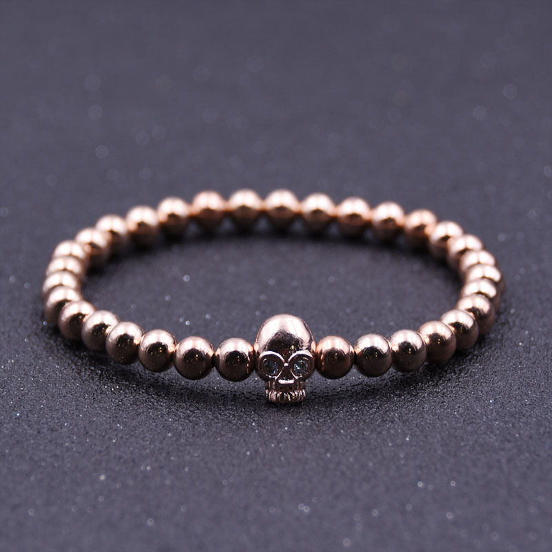 3 rose gold color plated