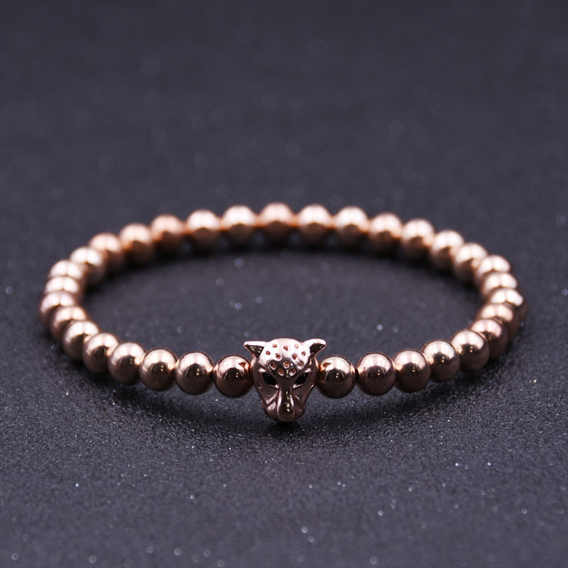 3 rose gold color plated