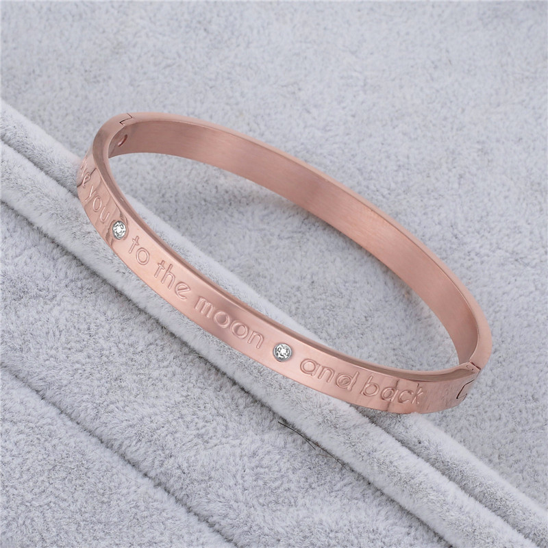 2 rose gold color plated