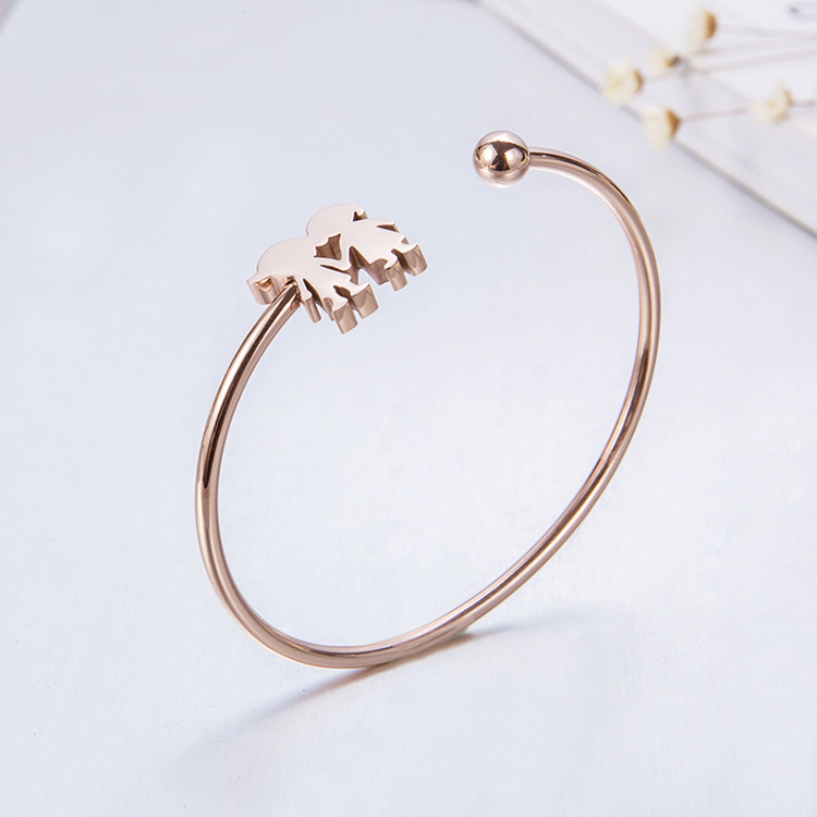 2:rose gold color plated