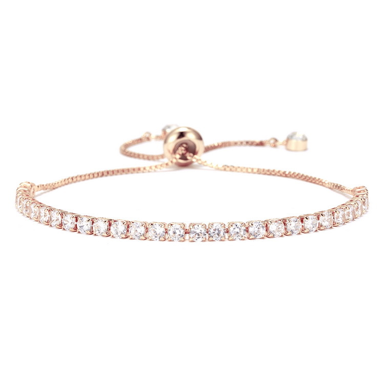 3:real rose gold plated