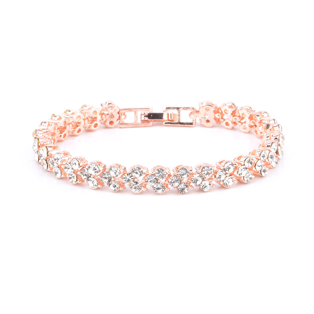 1:rose gold color plated