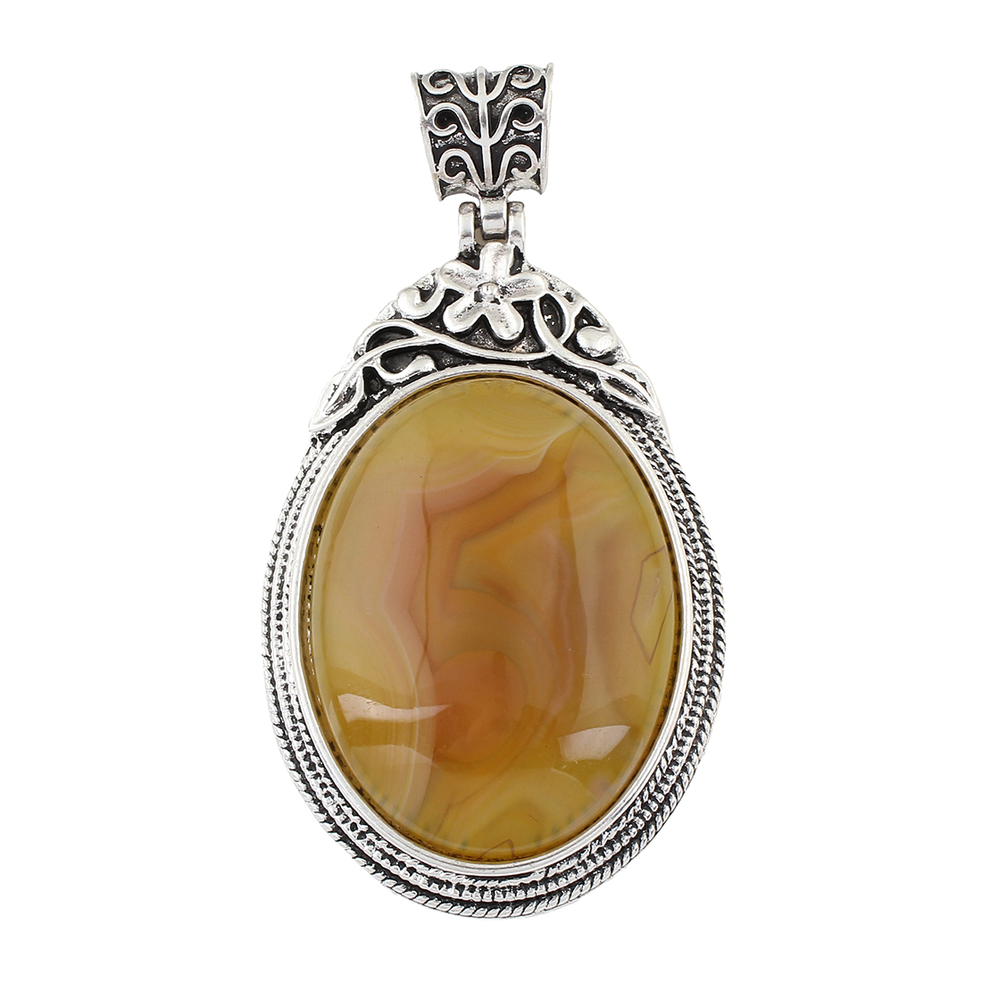 9 Agate dentelle jaune