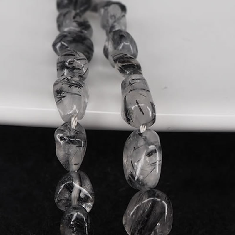 12:Black Rutilated Quartz