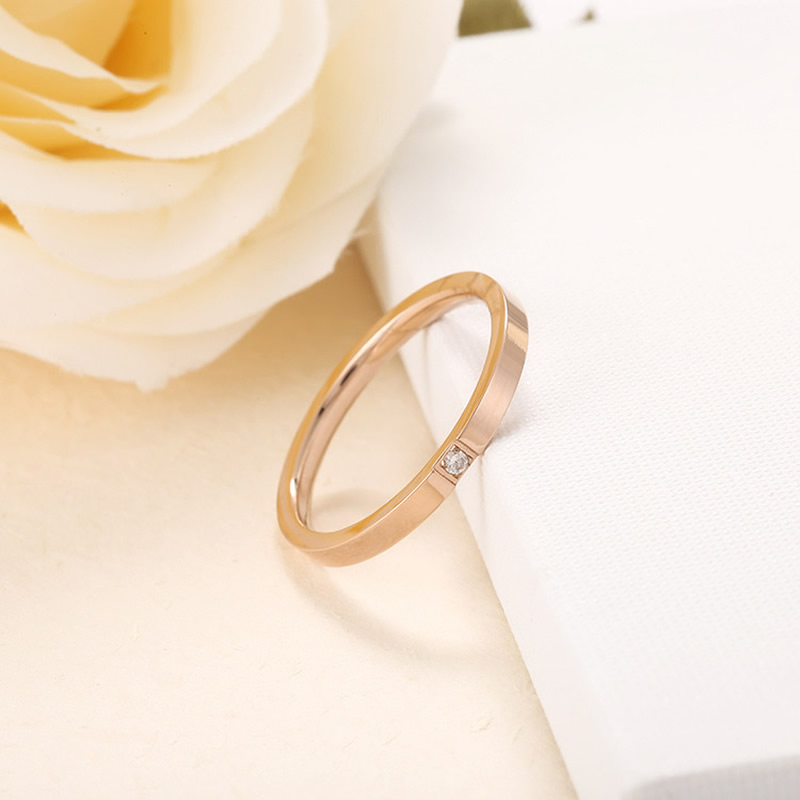 2:rose gold color plated