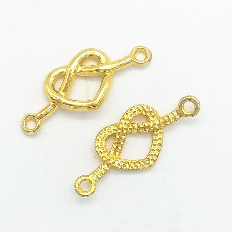 3 gold color plated