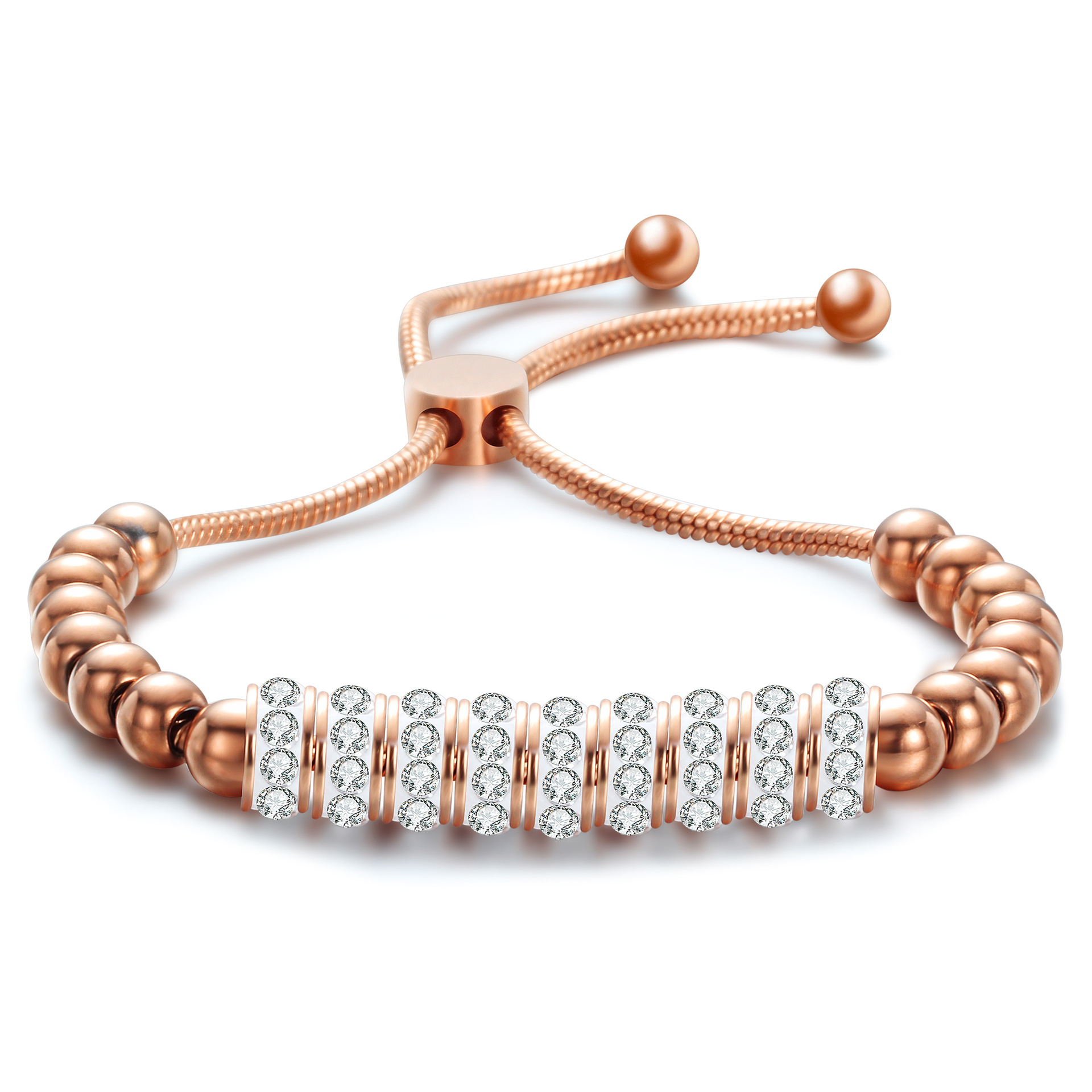 3:rose gold color plated