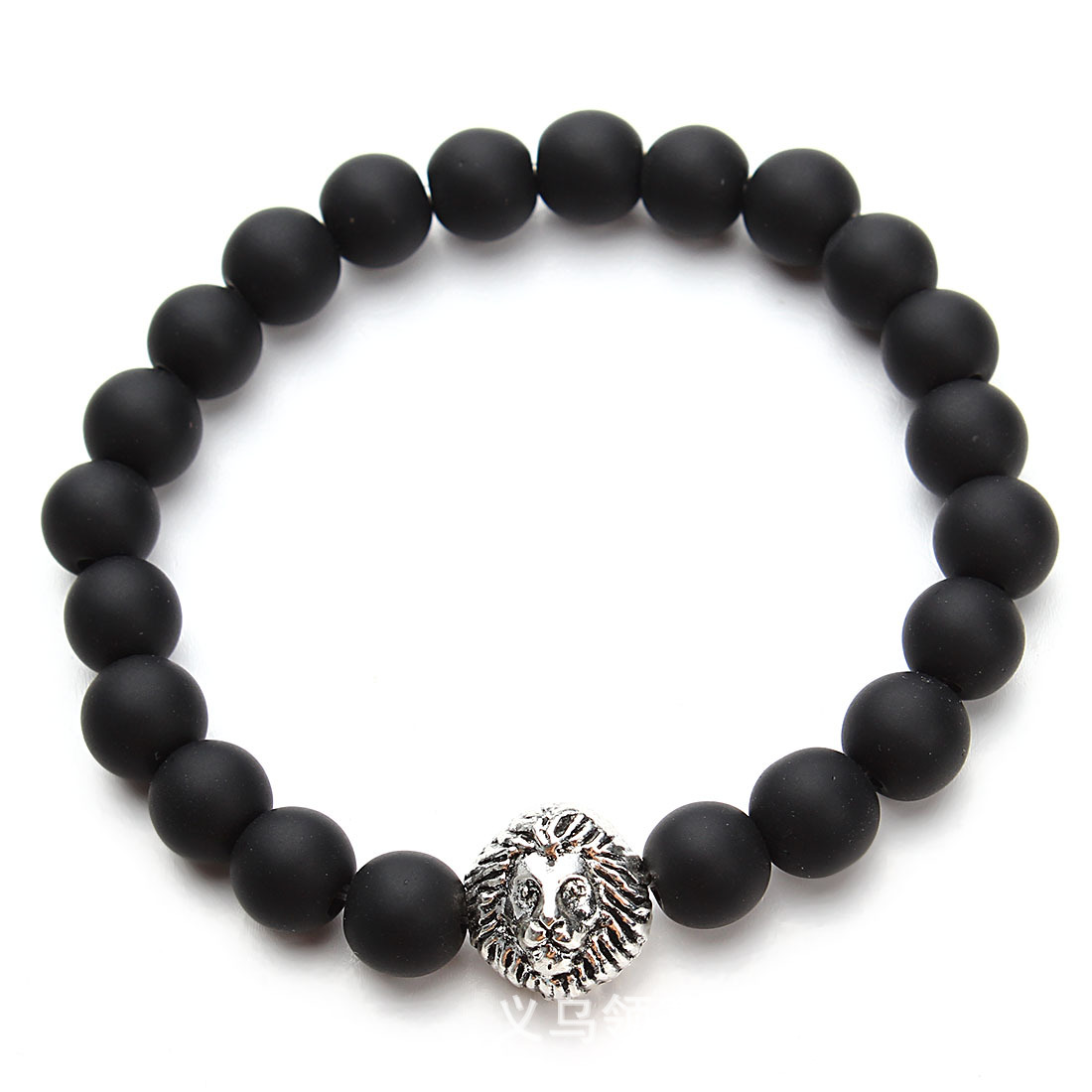 Matte black Onyx+antique silver color