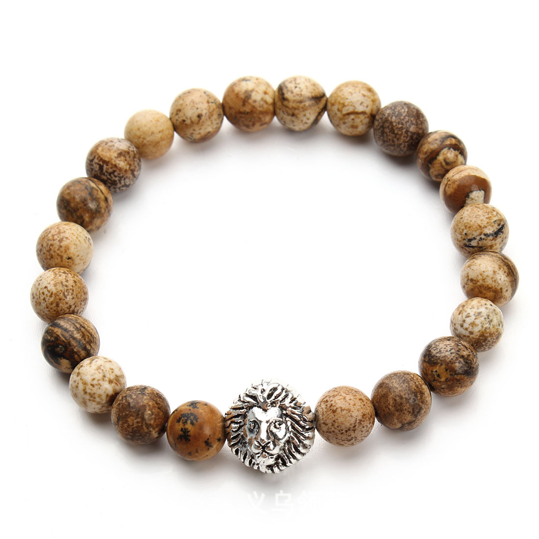 Picture Jasper+antique silver color