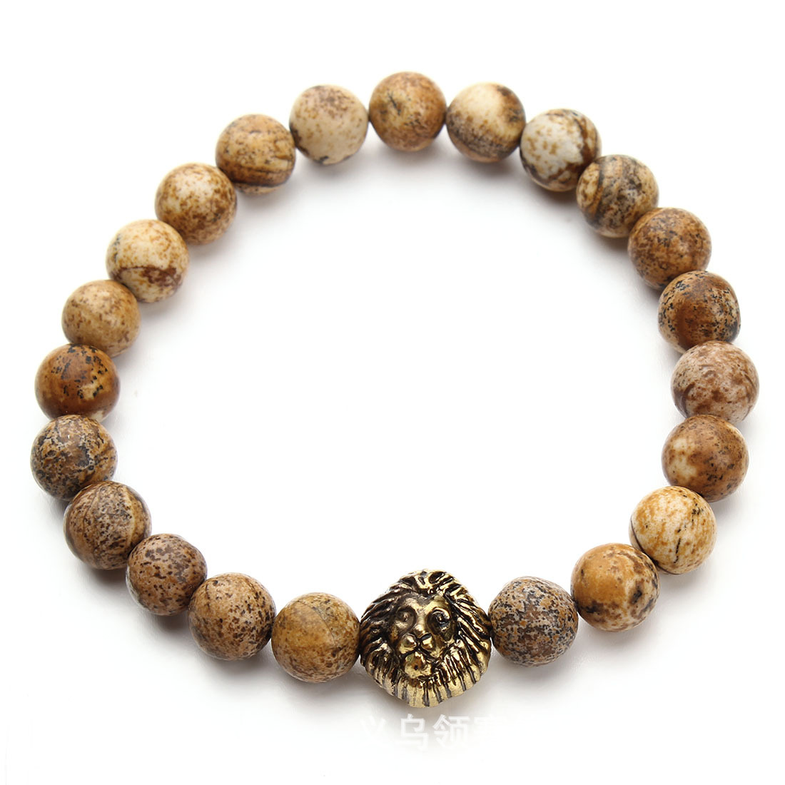 Picture Jasper+antique gold color