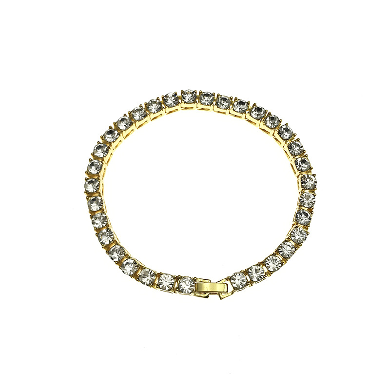 13:gold color bracelet 8.2inch