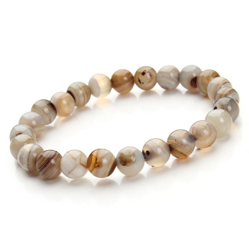 9:light brown agate