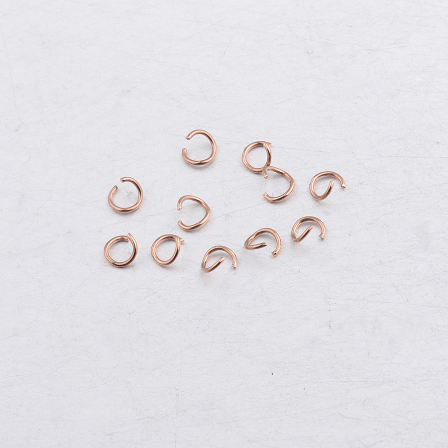 3:rose gold color(100pcs/bag)