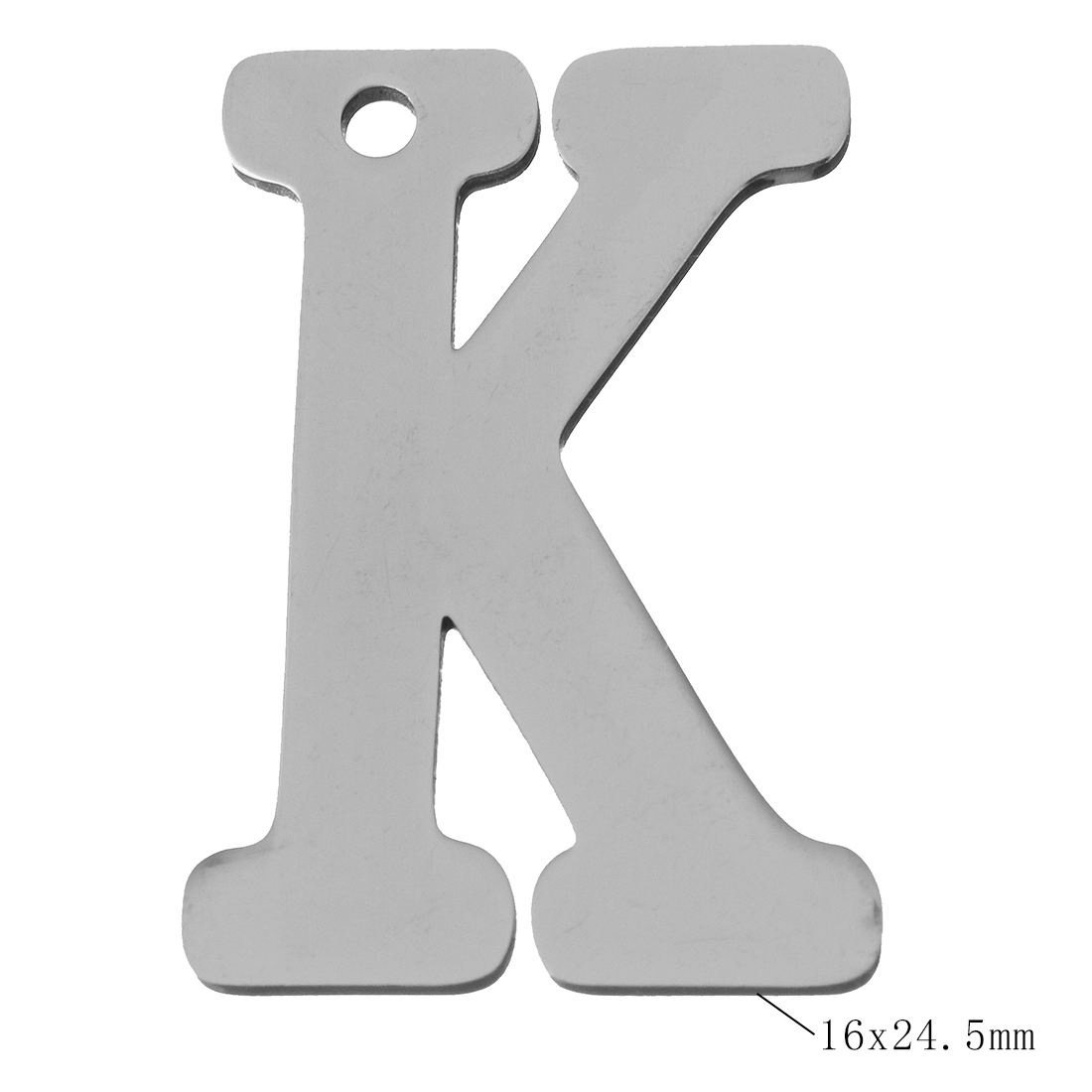 K 16x24.5x1mm,孔:2mm