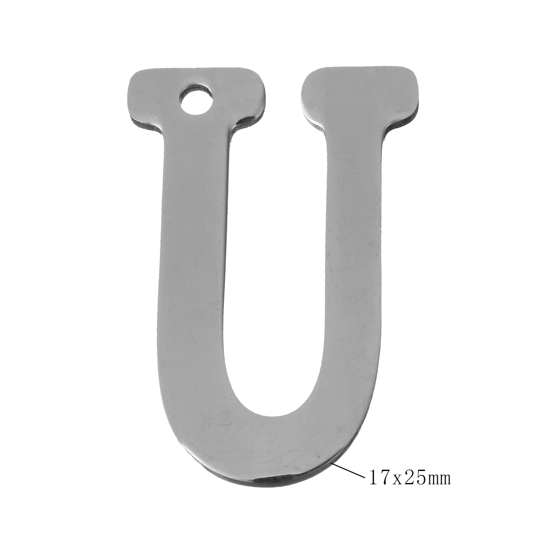 U 17x25x1mm,孔:2mm