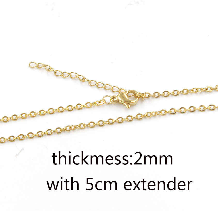 8:gold 2mm 5cm