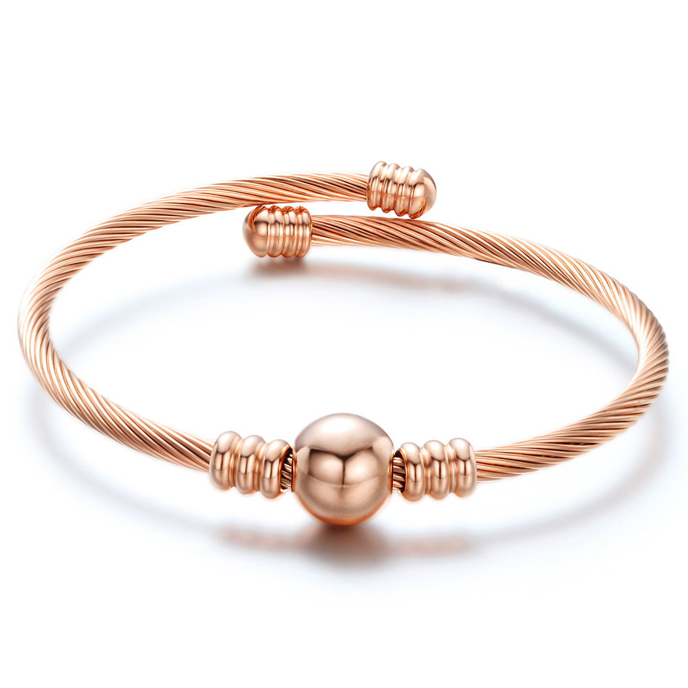 3:rose gold color plated