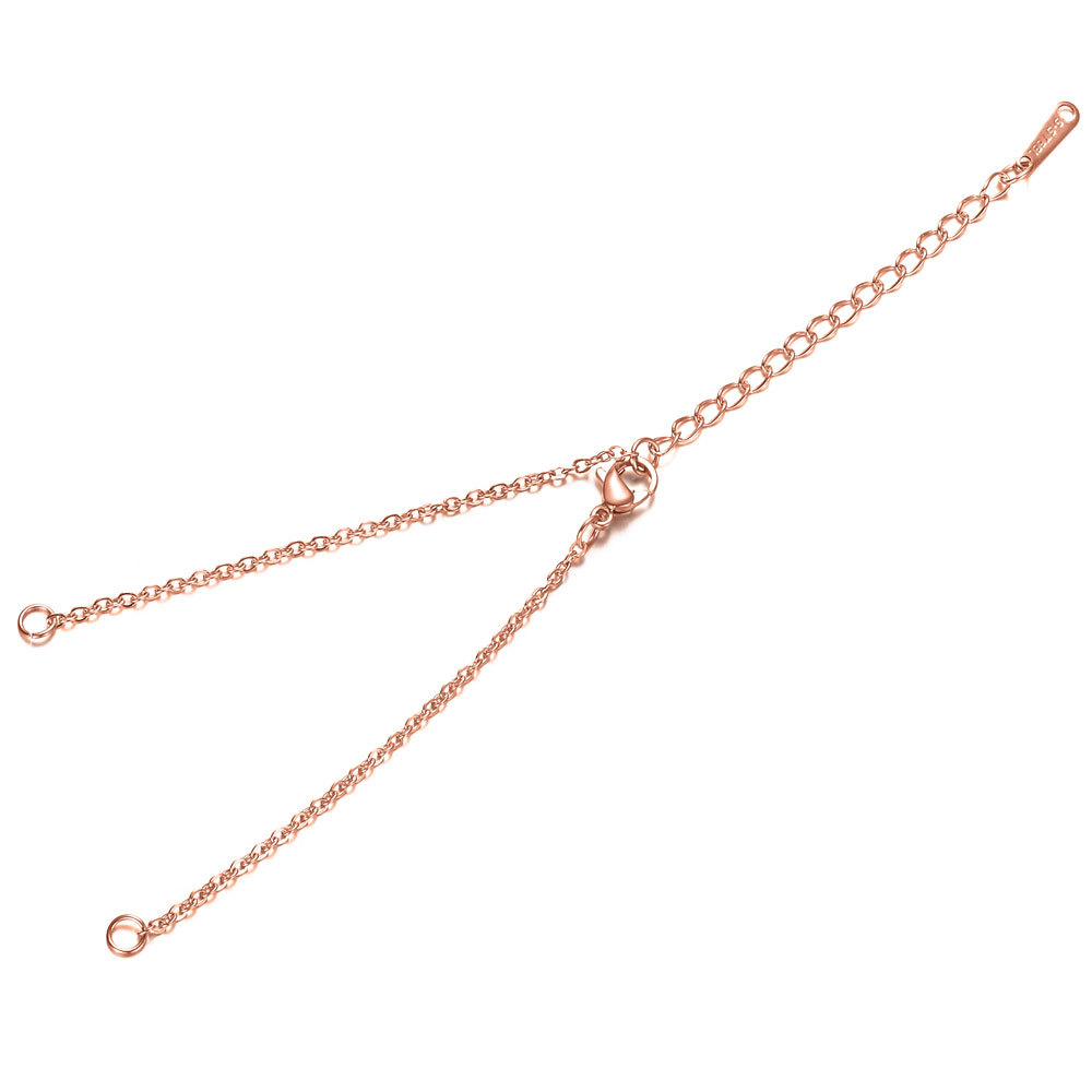 3:rose gold color plated