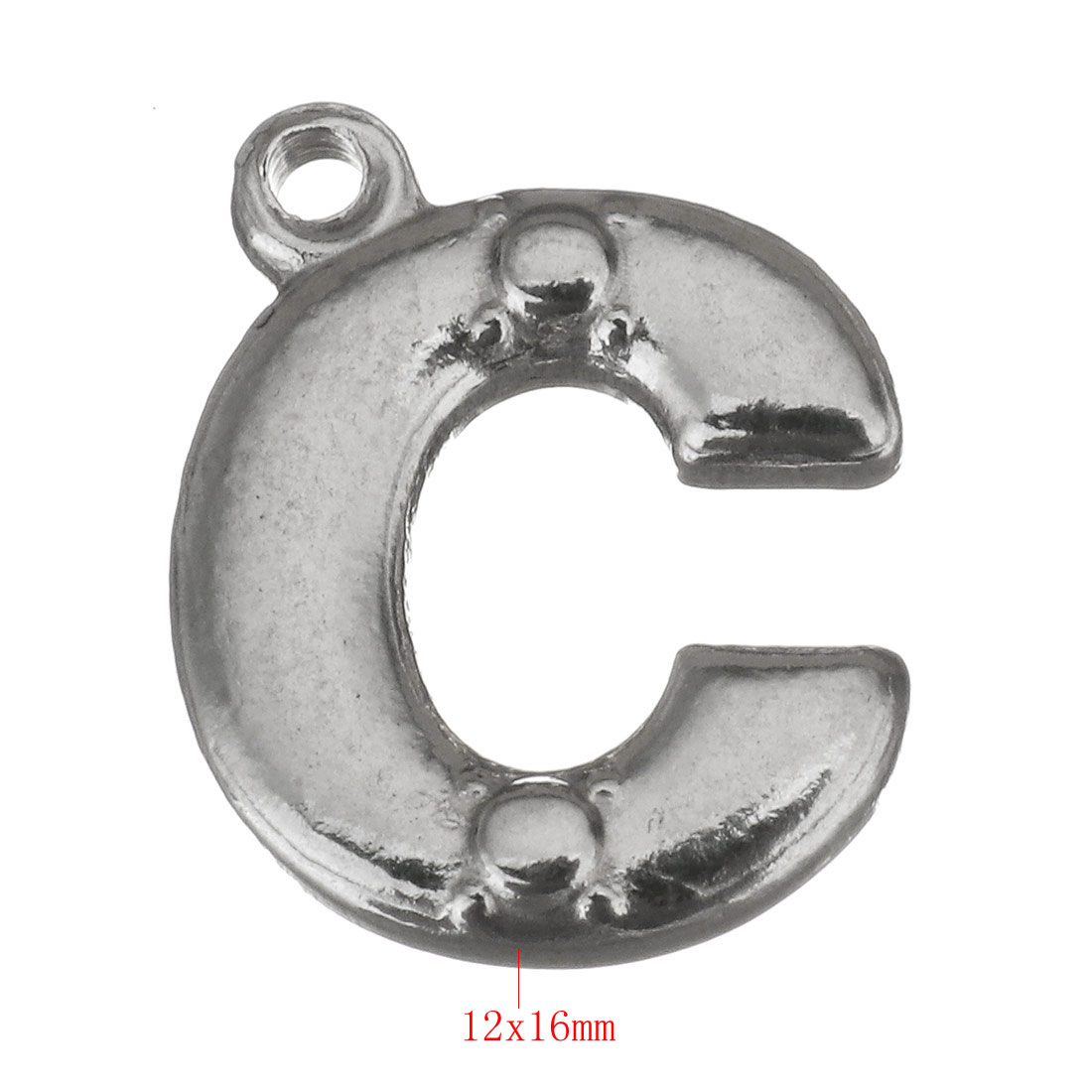 Letter C 12x16x3mm