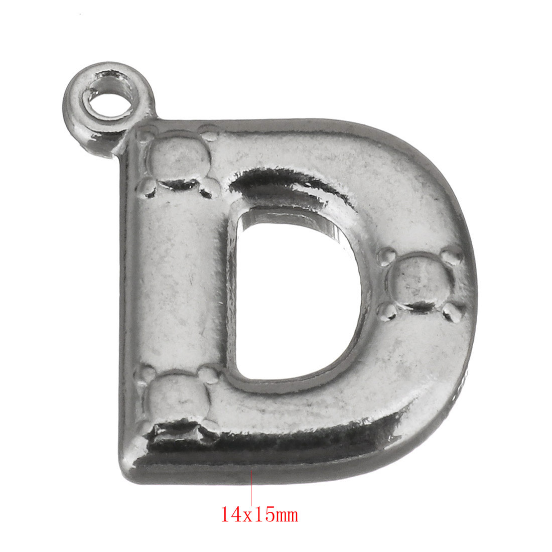 Letter D 14x15x3mm