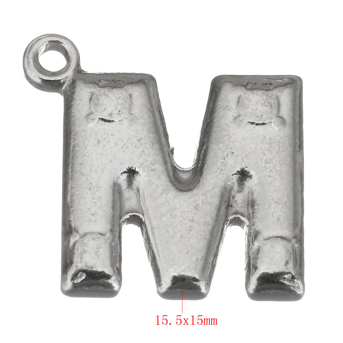 Letter M 15.5x15x3mm