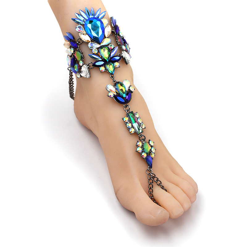 11:blue Anklet